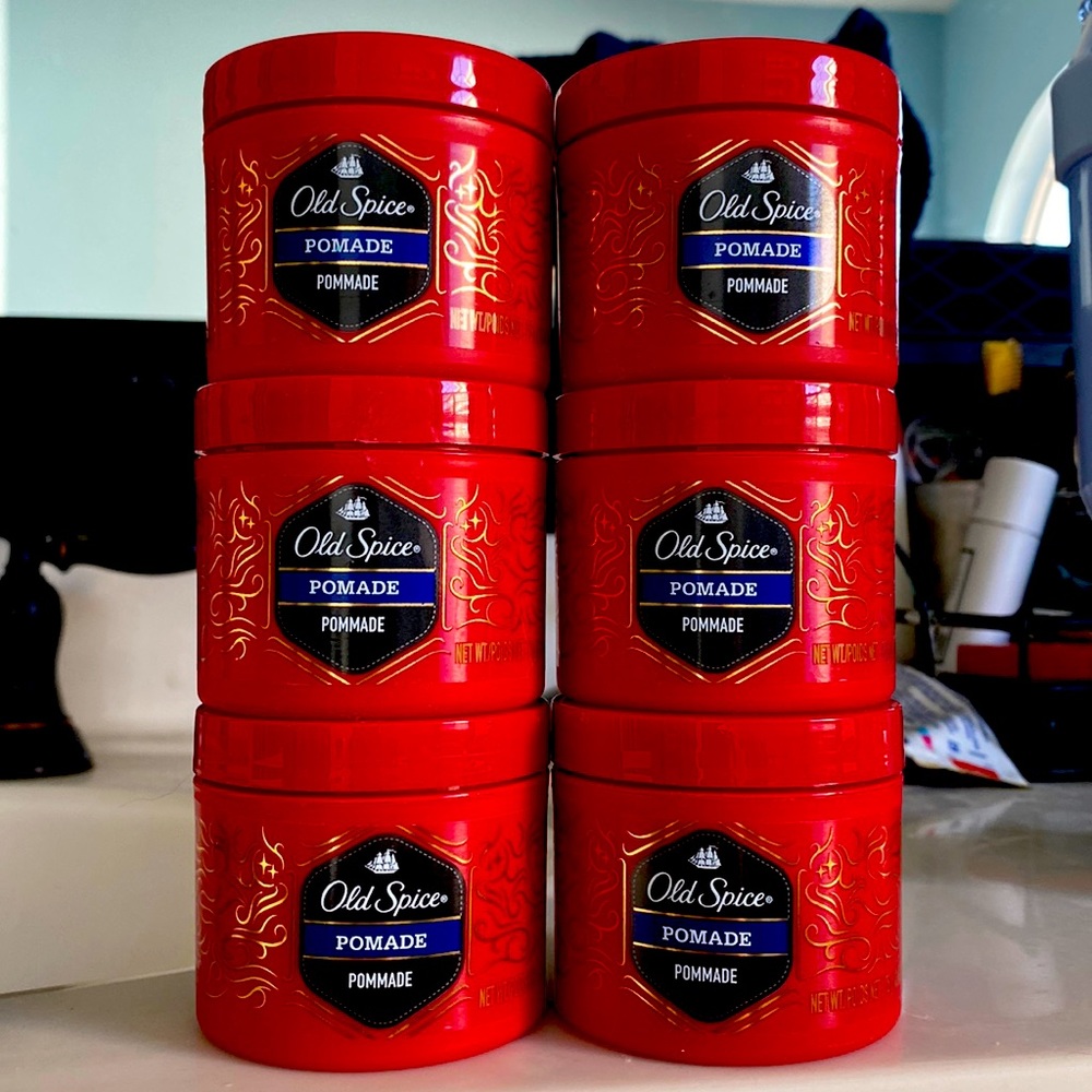6 unopened Old Spice Pomade